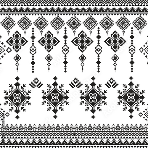 Fabric pattern, Patterns are a repeating of an element or motif used to create a unique decoration on fabrics	