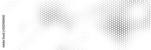 Halftone triangles pattern. Abstract geometric gradient background. Vector illustration