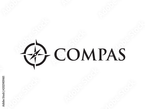 compas simple logo design 