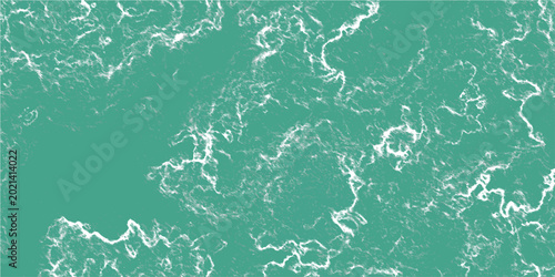 Fotografie Abstract teal pattern with organic swirls and textured effect that evokes sense of flowing currents