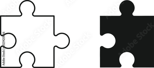 Two power plugs and one adapter on a flat surface Vector