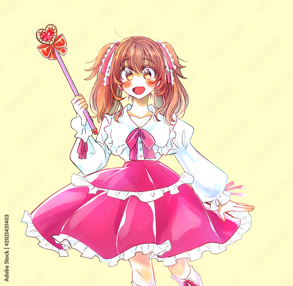 Fototapeta premium 魔法少女 イメージ コスプレ