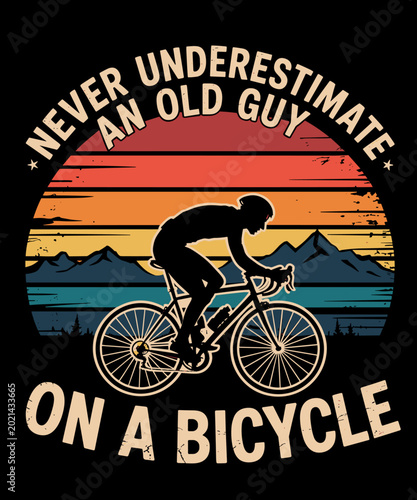 фотографія Cool Cycling Art for Men Grandpa Bicycle Riding Cycle Racin