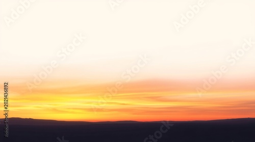 Calm Warm Sunset Soft Gradient Abstract Wallpaper with Golden Atmospheric Tone Background