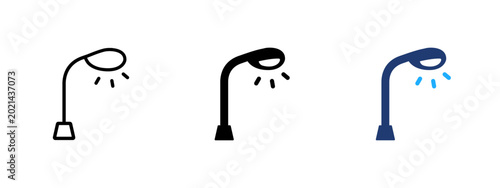 Bild auf Leinwand Street lamp icon