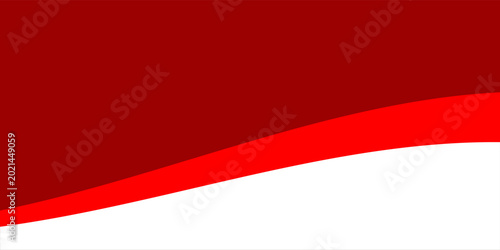 Foto Printred curve wave panel background