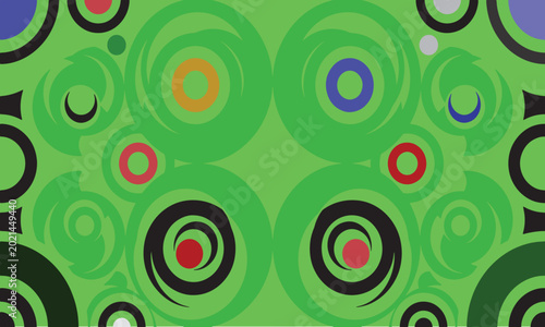 Colorful geometric abstract pattern design Vector