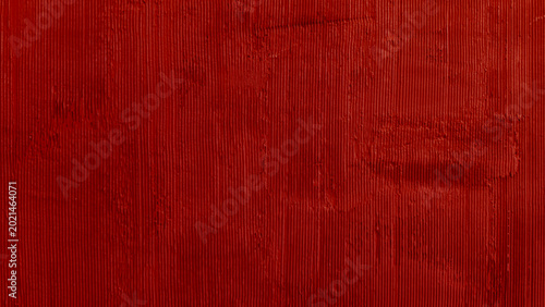 Deep Red Textured Wall Background with Dark Crimson Vertical Ridges and Grooves, Abstract Painted Plaster Surface for Modern Interior Design, Industrial Stucco Backdrop, Gritty Burgundy Texture.