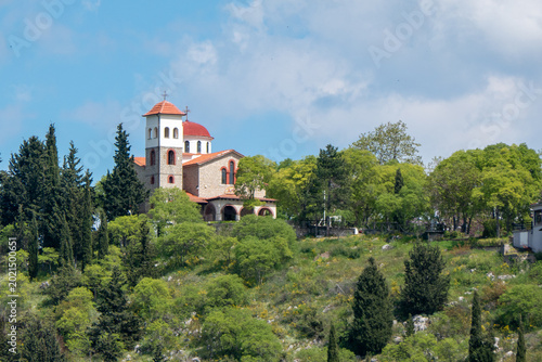 Kastoria, Greece, April 29, 2026. The Church of Prophet Elias, situated on a hill in Kastoria.