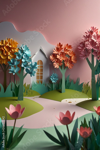 spring in the park