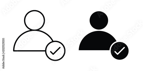 Obraz na płótnie Hired icon or symbol for web and mobile