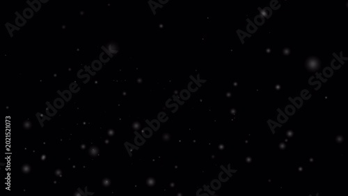 Floating Organic Dust Particles Seamless Loop, Cinematic Snow Overlay with Alpha Channel 4K.