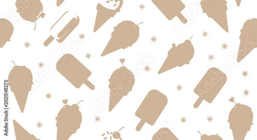 A minimal dark blue square icon graphic displaying the text EPS and ice cream label below.
