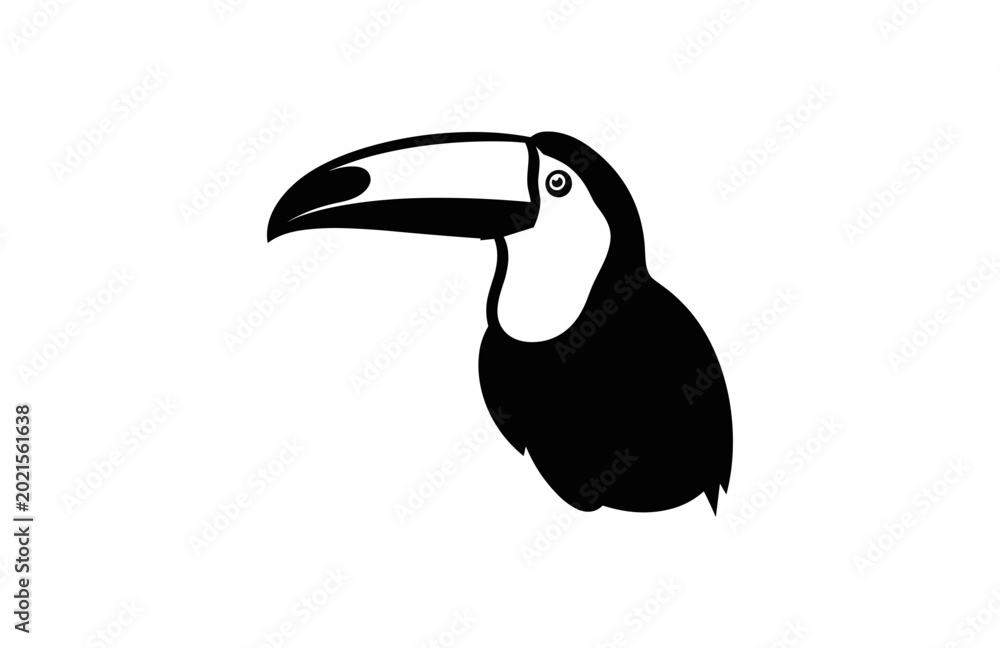 Fototapeta premium Toucan Silhouette