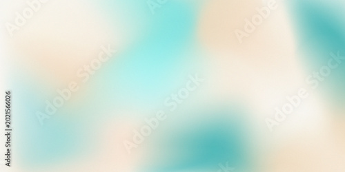 Abstract Pastel Blue and Beige Blurred Gradient Background With Soft Minimal Texture.