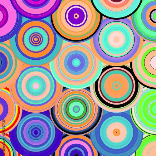 seamless pattern with circles