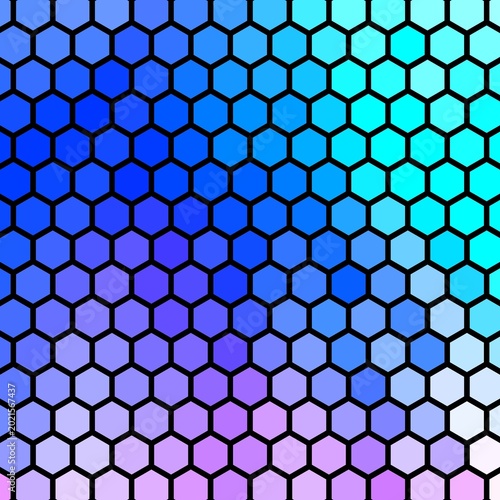 seamless hexagon pattern