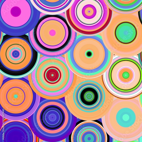seamless pattern with circles