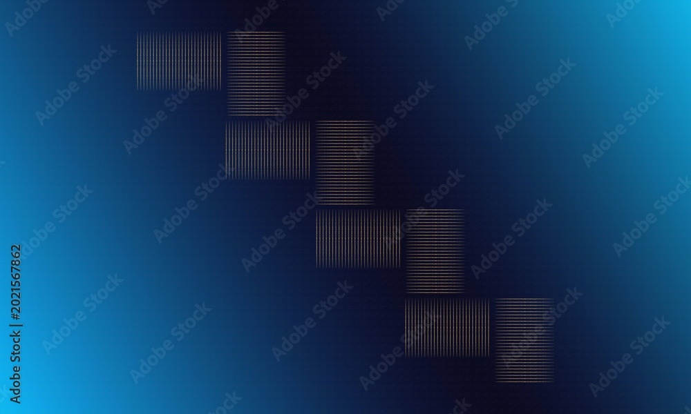 Fototapeta premium Abstract background with blue squares