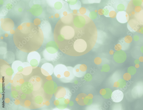 Tableau sur toile Soft abstract background with blurred bokeh light spots and gentle pastel circles
