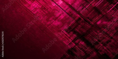 Red grunge and abstract background featuring a futuristic purple texture and glowing mosaic patterns with a shiny vector design for a bright technology wallpaper