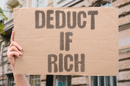 Canvastavla "Deduct If Rich" Tax deductions disproportionately benefit those with higher asset holdings