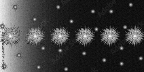 Photos Stars on black texture background