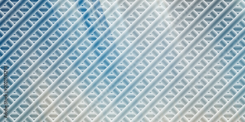 Photos Abstract background with diagonal interwoven lines and blue light