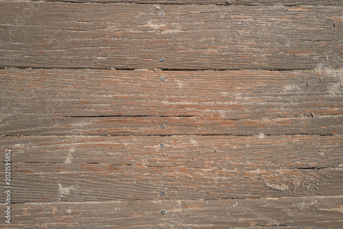 Weathered Wooden Deck Texture with Natural Grain