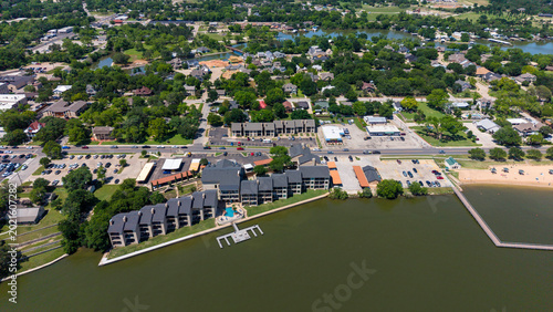 Aerial View of Hood County Courthouse in Granbury, Texas, Captured with DJI Mini 5 Pro, USA