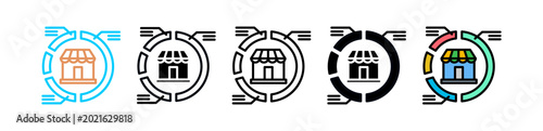 Photos Market Segment multyple icon
