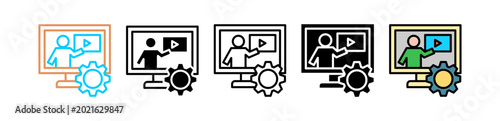 Foto Video Tutorial multyple icon