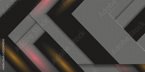Black background. Abstract dark luxury background vector eps 10 with wave shiny glitters and random color halftone effect. Elegant, modern, minimal, trendy for banner, ads, wallpaper, cover.