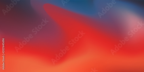 Foto A vibrant abstract background featuring high-contrast flowing liquid waves in deep red and cool blue