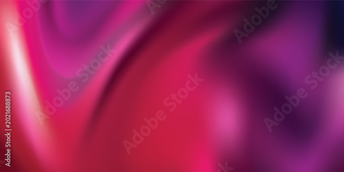 Konstfotografi Abstract Liquid Gradient Background with Fluid Silk Texture in Magenta, Plum, an