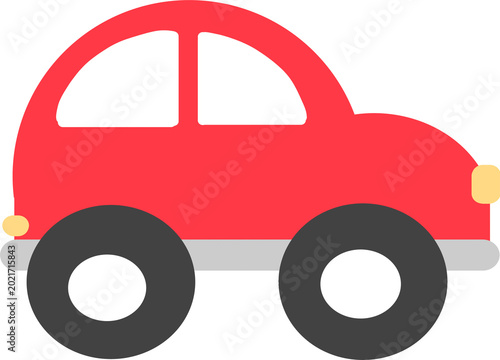 Photos toy car isolated on white