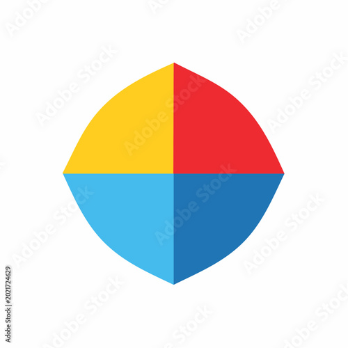 Abstract Geometric Shape with Four Colors Free Download Abstract Geometric Shape with Four Colors - GFXLoad