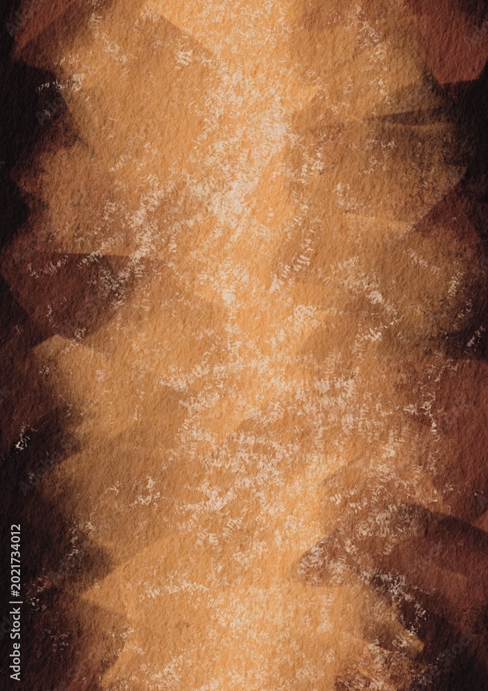 Fototapeta premium Abstract light brown and dark chocolate acrylic texture background with elegant brush strokes for cafe , historical and luxury style.