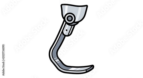 Metal hook tool hardware.
