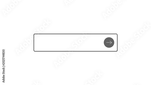 clean futuristic ui popup button transition animation for mobile interface.