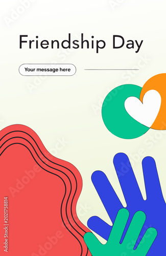 hands holding hands vector