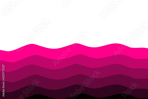 Abstract layered paper background with flowing waves and organic shapes. Modern gradient composition featuring smooth curves, soft shadows, and vibrant colors, creating an elegant and dynamic visual 