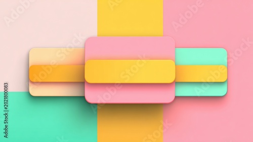 Colorful rectangular blocks