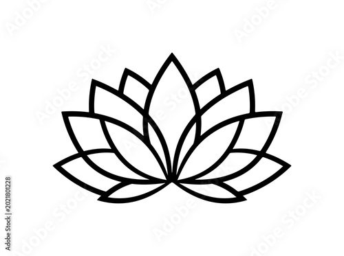black and white flower