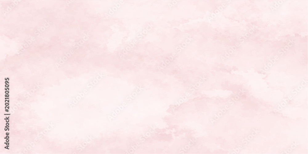 Fototapeta premium Soft pink watercolor texture background vector illustration