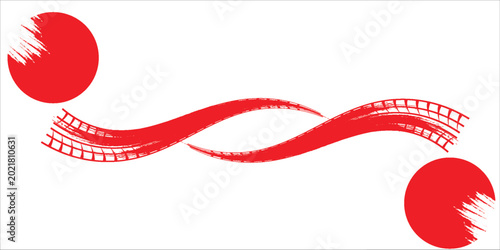 Straight red ink vector lines pack. Bloody color long and round hand-drawn brushstroke text highlights, frames, circles. Vector Dynamic ink vector.modern.abstract .vector eps 10