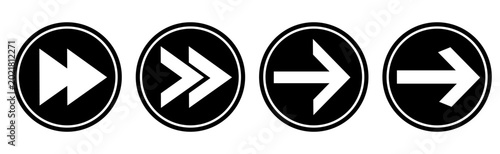 Swipe side icon element with arrow for social media stories and mobile app interface.	