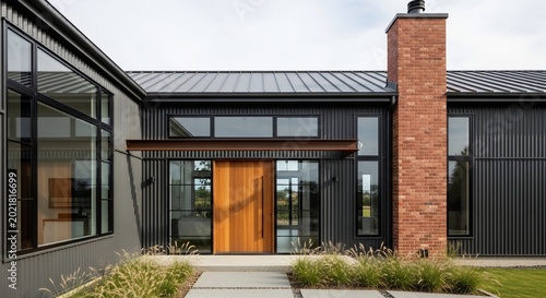 Modern house exterior architectural design
