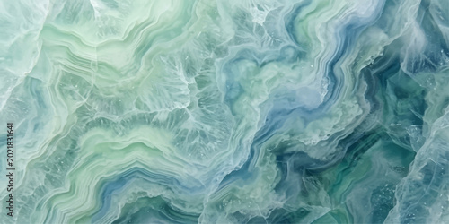 Tableau sur toile An abstract, macro shot captures the captivating beauty and intricate patterns o