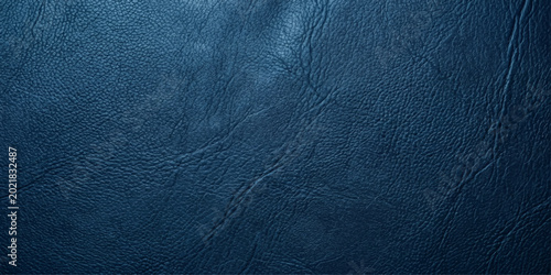 An exquisite close-up of supple, textured leather in deep blue tone, evokes sophistication and elegance. for art, banner, web, ui, branding, art, background
